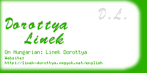 dorottya linek business card